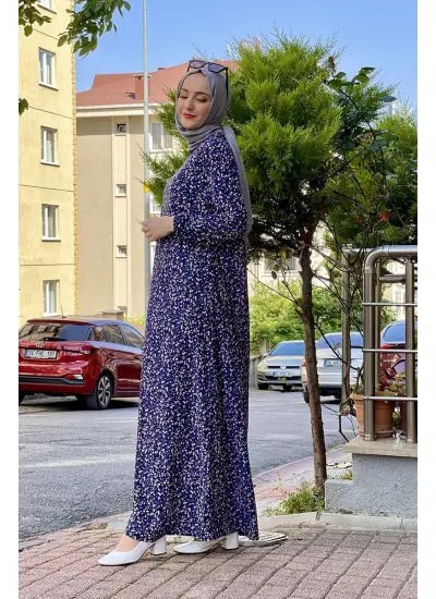 Moda Çizgi Tesettür Elbise