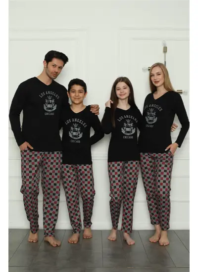 Moda Çizgi Aile Penye Pijama Takım (anne - kız ) 50111 Ayrı Ayrı Satılır . Fiyatları Farklıdır