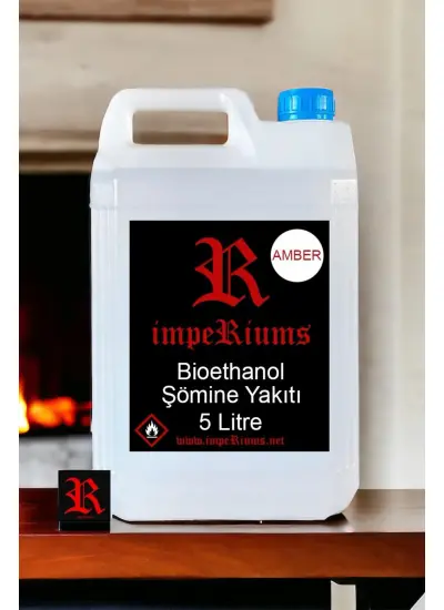 Amber Kokulu Bioethanol Şömine Yakıtı 5 Litre