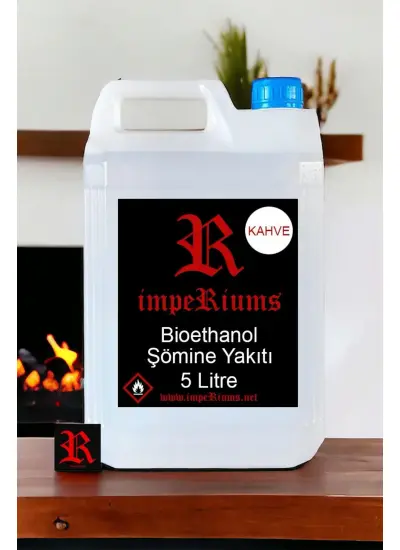 Kahve Kokulu Bioethanol Şömine Yakıtı 5 Litre