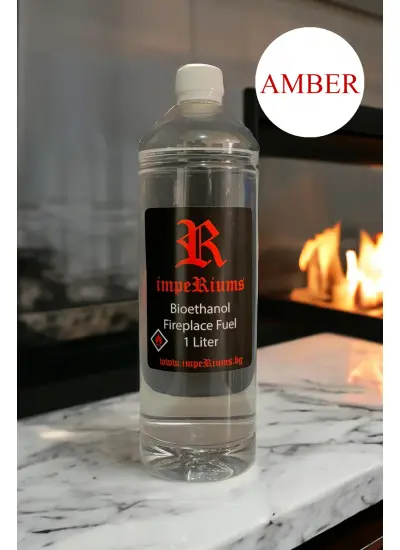 Amber Kokulu Bioethanol Şömine Yakıtı 1 Litre