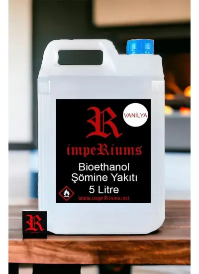 Vanilya Kokulu Bioethanol Şömine Yakıtı 5 Litre