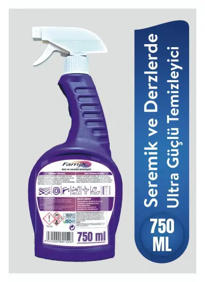 Derz - Seramik , Musluk, Fayans Ve Duşakabin Temizleyici Sprey 750 ml