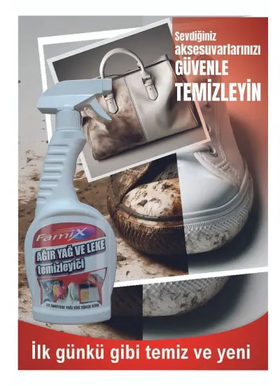 Ağır Yağ Leke Çıkarıcı Sprey Tüm Lekelere Karşı Etkili (SÜPER ETKİ) 750 ml