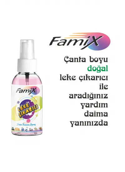 Doğal Leke Çıkarıcı Sprey 750 ml Çanta Boyu Leke Çıkarıcı