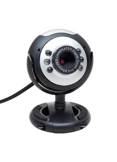 PM-3962 1.3 MP 10X ZOOM 6 LEDLİ MİKROFONLU USB WEBCAM