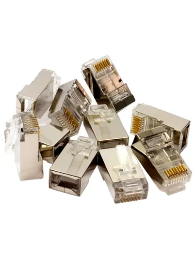 PM-4426 METAL RJ45 CAT6 METAL UÇ 8P/8C SHIELD (100LÜ PAKET FİYATI)