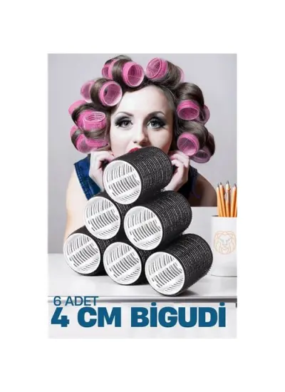 4 Cm Bigudi 6 lı Paket