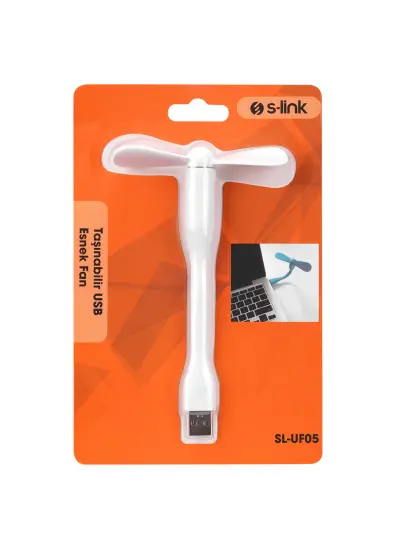 SL-UF05 TAŞINABİLİR ESNEK BEYAZ USB FAN