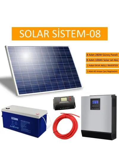 Güneş Enerji Solar Panel Paket-08