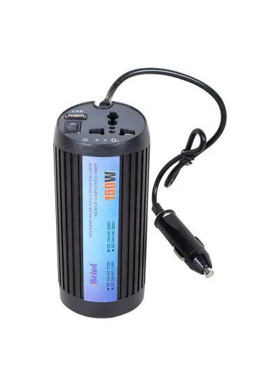 PM-19826 12 VOLT - 150 WATT USBLİ ÇAKMAKTAN ARAÇ POWER INVERTER