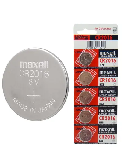 MAXELL CR2016 3 VOLT LİTYUM PARA PİL (5Lİ PAKET)