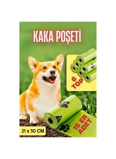 Köpek  Kaka Poşeti 90 Adet Köpek Dışkı Poşeti