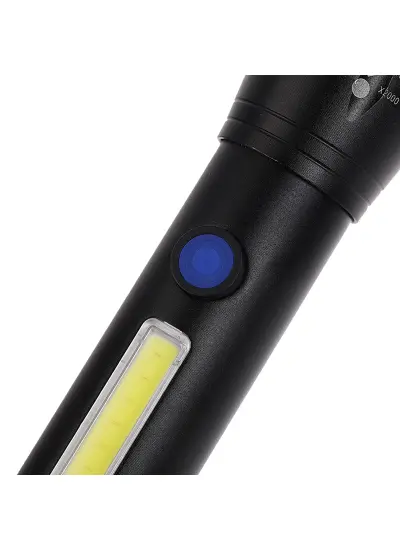 PM-14621 METAL FLASHLIGHT POWER LED Lİ ŞARJLI EL FENERİ