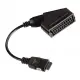 SCART ADAPTÖR DİŞİ/SAMSUNG GİRİŞİ ERKEK 25 CM KABLO (LCD İÇİN-LG*SAMSUNG*SUNNY)