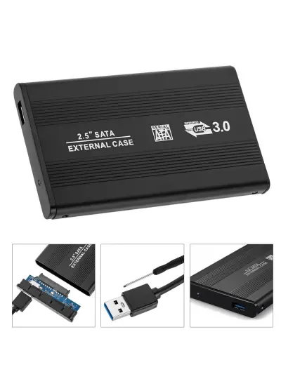 HARDDİSK KUTUSU SSD HDD 2.5 SATA USB 3.0 GAB-HK30