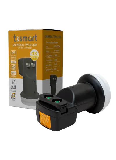 TSMART ULTRA HD 4K UNIVERSAL TWIN ÇİFTLİ LNB 0.1DB