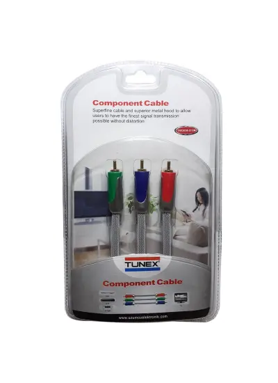 KABLO 3RCA 3RCA YUV COMPONENT 2MT TUNEX TNX-3028/27