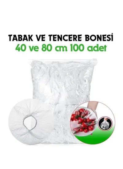 Tabak ve Tencere Bone Seti 2 Boyutlu 100 ADET