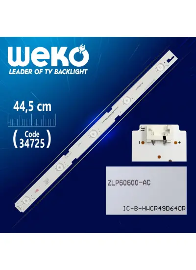 EVERLİGHT IC-B-HWCR49D640R - ZLP60600-AC - 44.5 CM 5 LEDLİ - (WK-21)