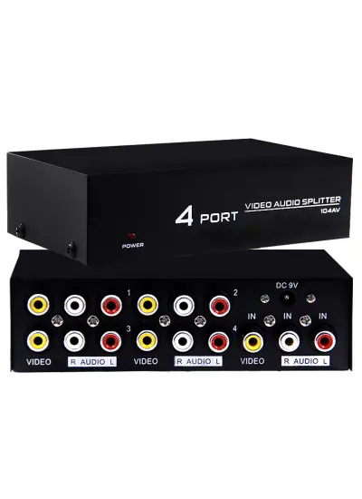 PM-4831 4 PORT VIDEO AUDIO SPLITTER DAĞITICI