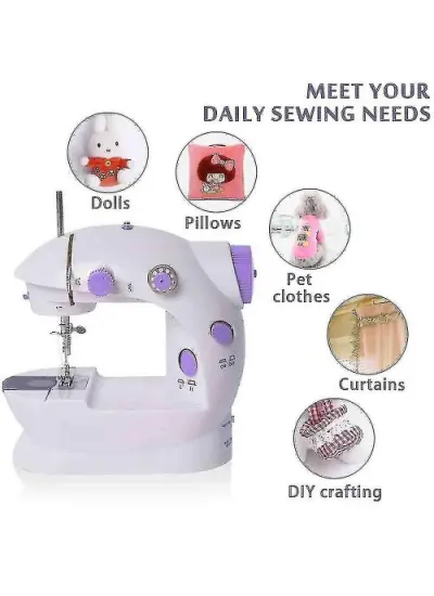 Mini Ev Dikiş Makinesi Pedallı Sewing Machine