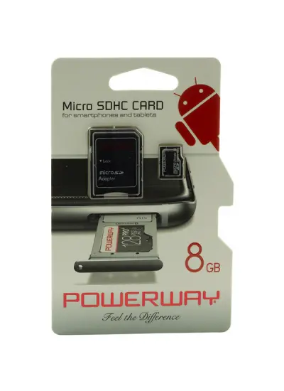 PWR-8 8 GB MICRO SD HAFIZA KARTI