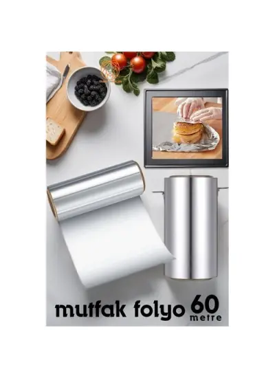 Alüminyum Mutfak Folyo 60 mt