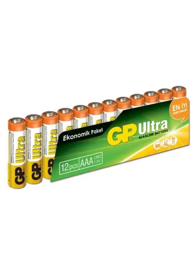 GP 24AU ALKALİN AAA İNCE PİL (12Lİ PAKET FİYATI)