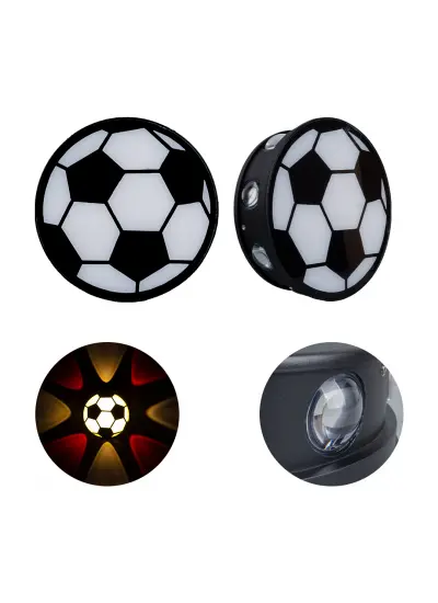 Robotrend PM-24456 GÜN IŞIĞI - KIRMIZI FUTBOL TOPU DEKORATİF LED DUVAR APLİK