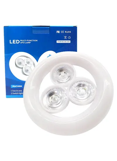 KK-901 E27 DUY 36 WATT BEYAZ 3LÜ UFO LED LAMBA