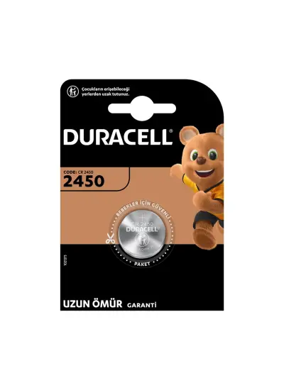 LDURACELL CR2450 LİTYUM PİL (TEK FİYAT)