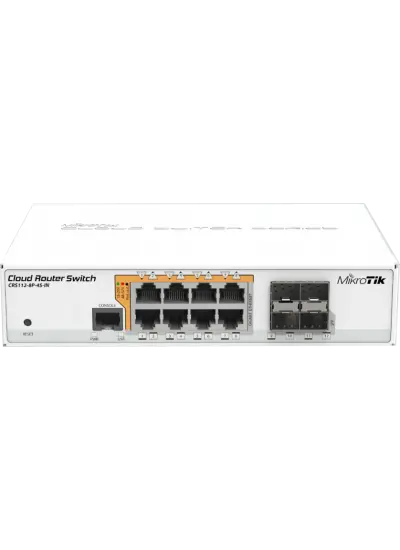 Cloud Router Switch CRS112-8P-4S  Poe ,Fiber Switch