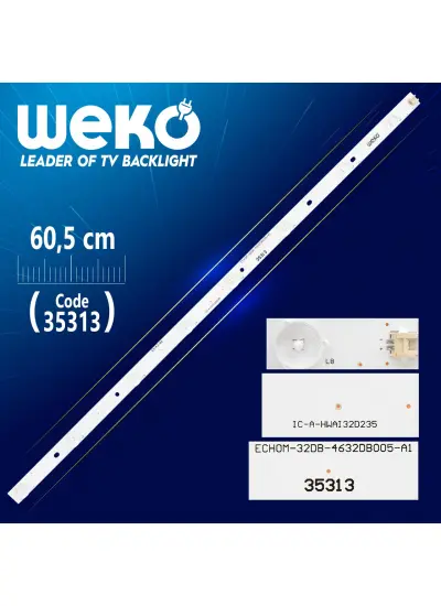 IC-A-HWAI32D235 - ECHOM-32DB-4632DB008-A1 - E3-KL-B6 -  8 LEDLİ 60.5 CM - (WK-313)