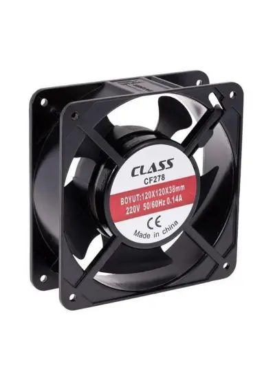 CF278 120X120X38 220 VOLT AKSİYEL FAN