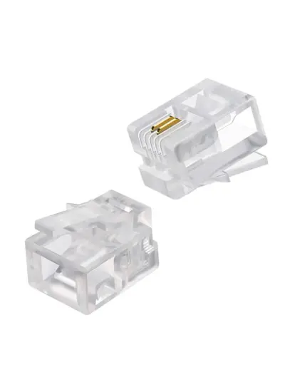 RJ11 6P/2C TELEFON SOKETİ (100LÜK PAKET)