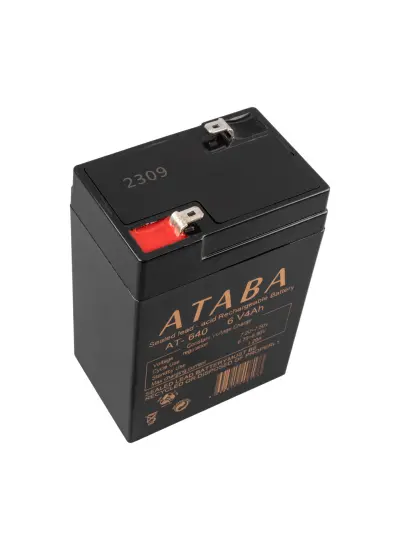 ATABA AT-640 6 VOLT - 4 AMPER IŞILDAK AKÜSÜ (70 X 47 X 101 MM)