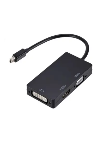 PM-16102 DISPLAY PORT TO HDMI-VGA-DVI 3IN1 ÇEVİRİCİ