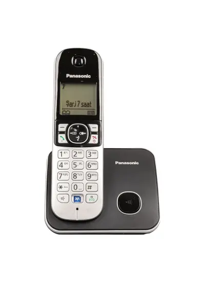 PANASONIC KX-TG6811 DECT SİYAH TELSİZ TELEFON