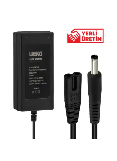 12 VOLT - 3.25 AMPER 4.5*3.0 UÇLU YERLİ ÜRETİM NOTEBOOK ADAPTÖR