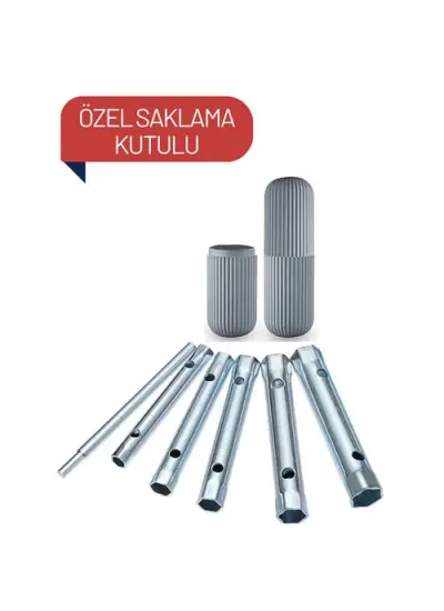 8mm-17mm Kovan Tork Anahtar Kutulu Set