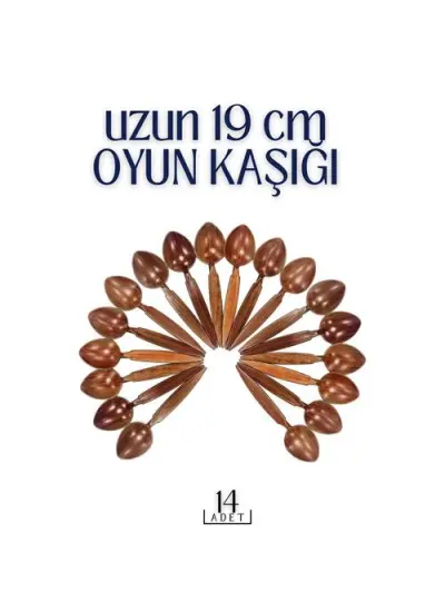 Uzun Oyun Kaşığı 14 ADET