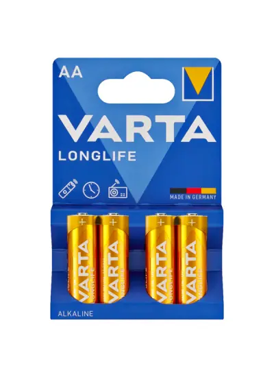 VARTA LONGLIFE POWER ALKALİN AA KALEM PİL (4LÜ PAKET FİYATI)