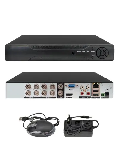 PC-5008 Ahd Dvr Kayıt Cihazı 8 Kanal 5mp Xmeye Hibrit