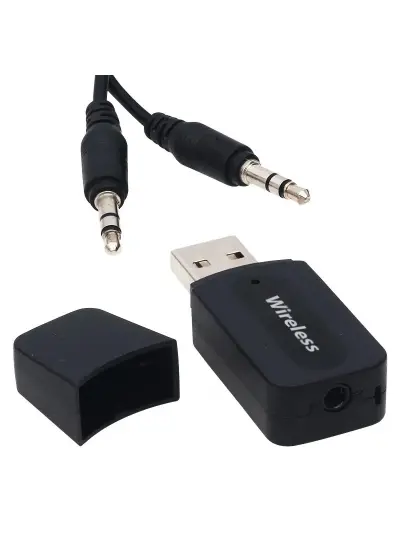 PM-15152 3.5 JACK USB TO WIRELESS AUX MUSIC RECEIVER (ÇEVİRİCİ)