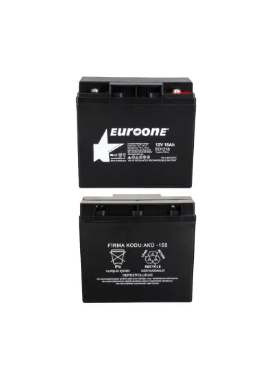 EO1218 12 VOLT - 18 AMPER AKÜ (181 X 76 X 167 MM)