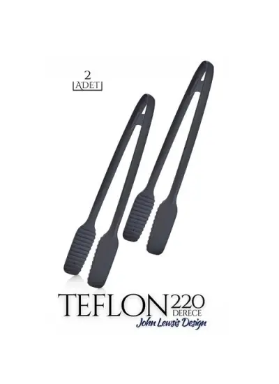 Teflon Kızartma Izgara Maşası 2 li Set J.Lewis Design