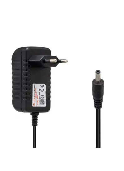 PM-620 18 VOLT - 1 AMPER 3.5*1.35 UÇLU PLASTİK KASA PRİZ TİPİ ADAPTÖR