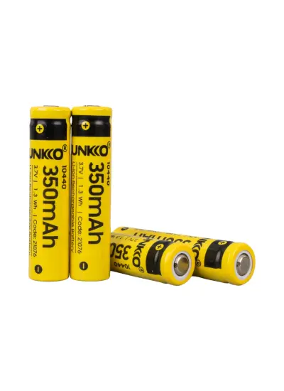 SUNKKO 3.7 VOLT 350 MAH 10440 ŞARJ EDİLEBİLİR PİL Tekli