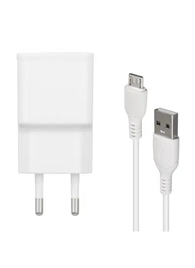 WK-21434 S6 2.1 AMPER ŞARJ BAŞLIK ADAPTÖRÜ + MICRO USB KABLO(NO:3)